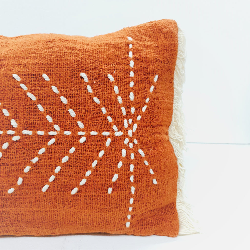 terracotta cushion