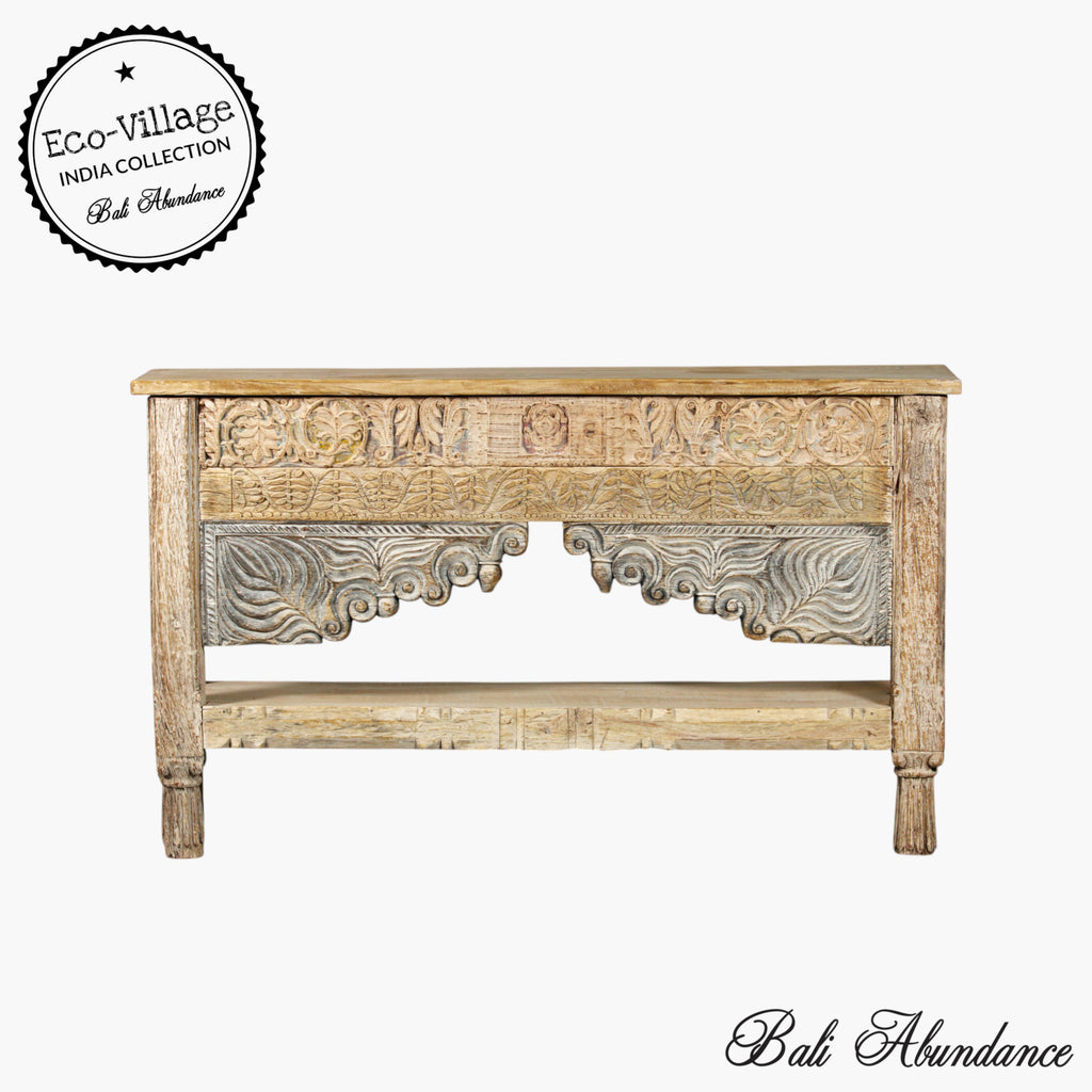 Vintage Console Bleached Wood
Indian Console