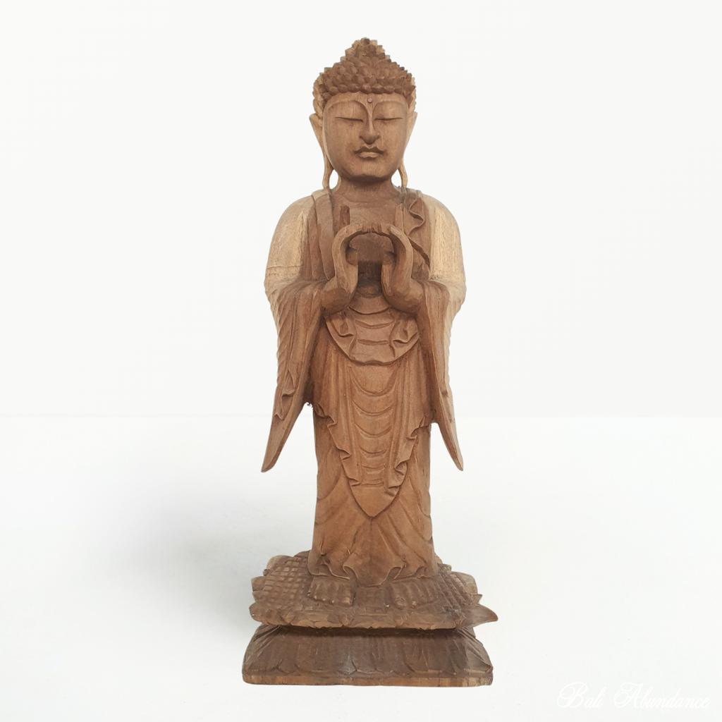 balinese standing buddha statue