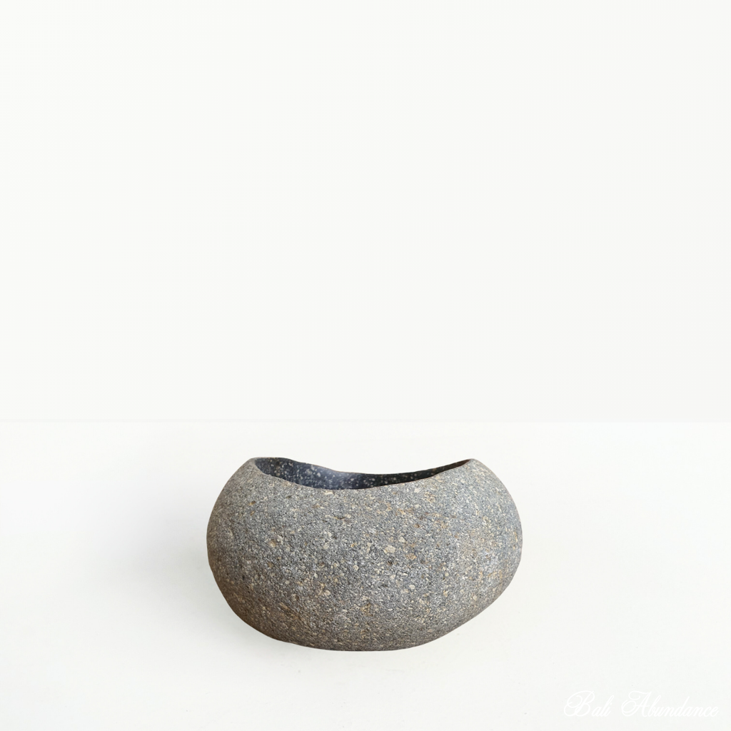 natural stone dip bowl