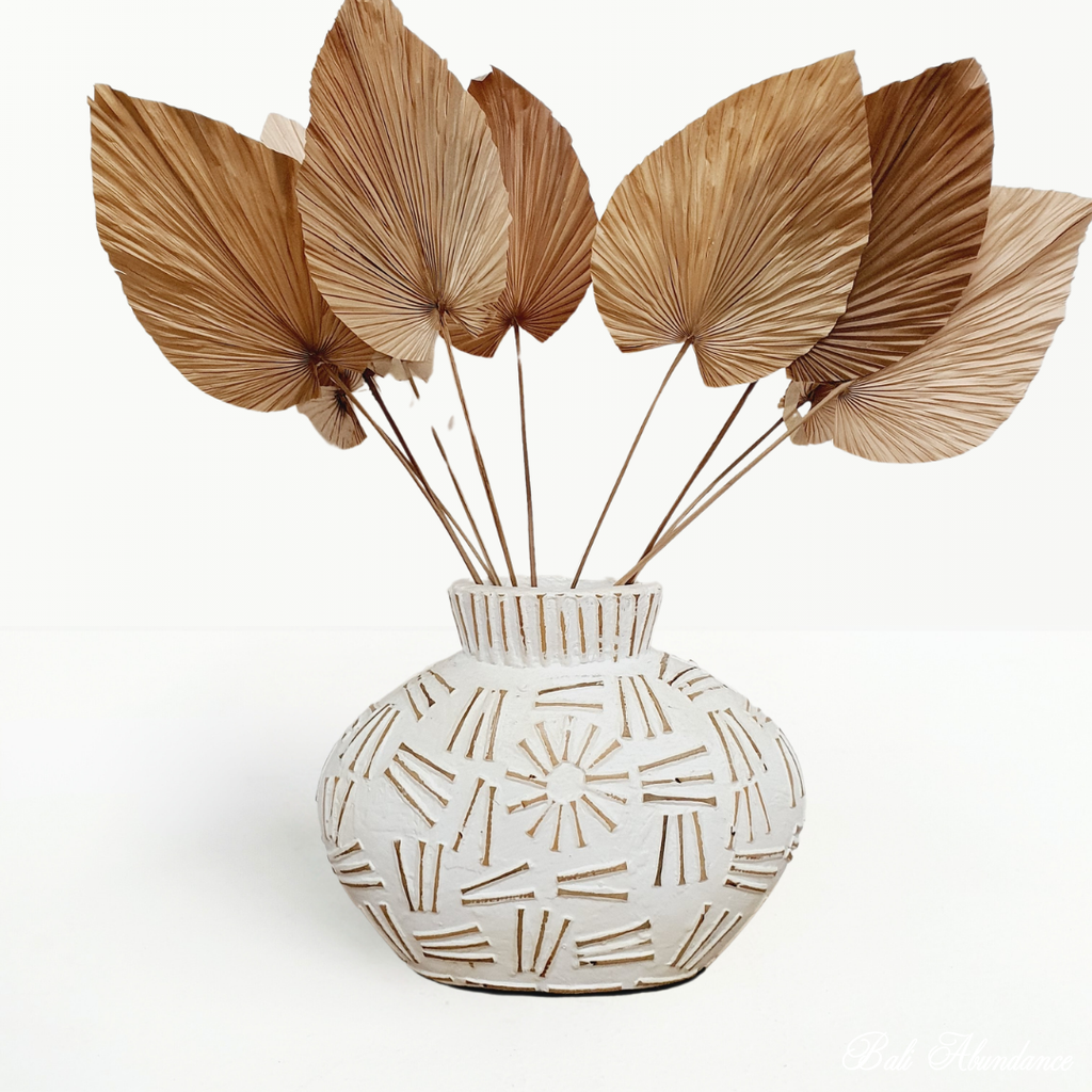 decorative terracotta vase