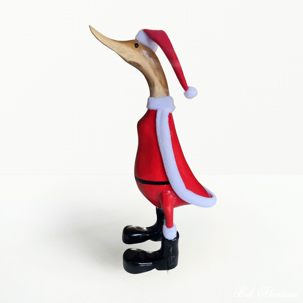 christmas wooden duck