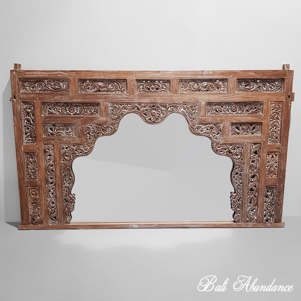 bali, bali furniture, mirror, vanity, bathroom, bedroom, hallway, large mirror, handcarved, hand made 