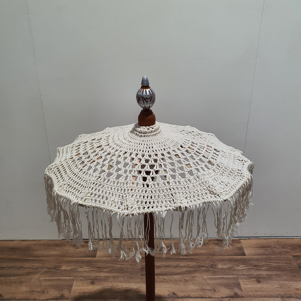 macrame umbrella