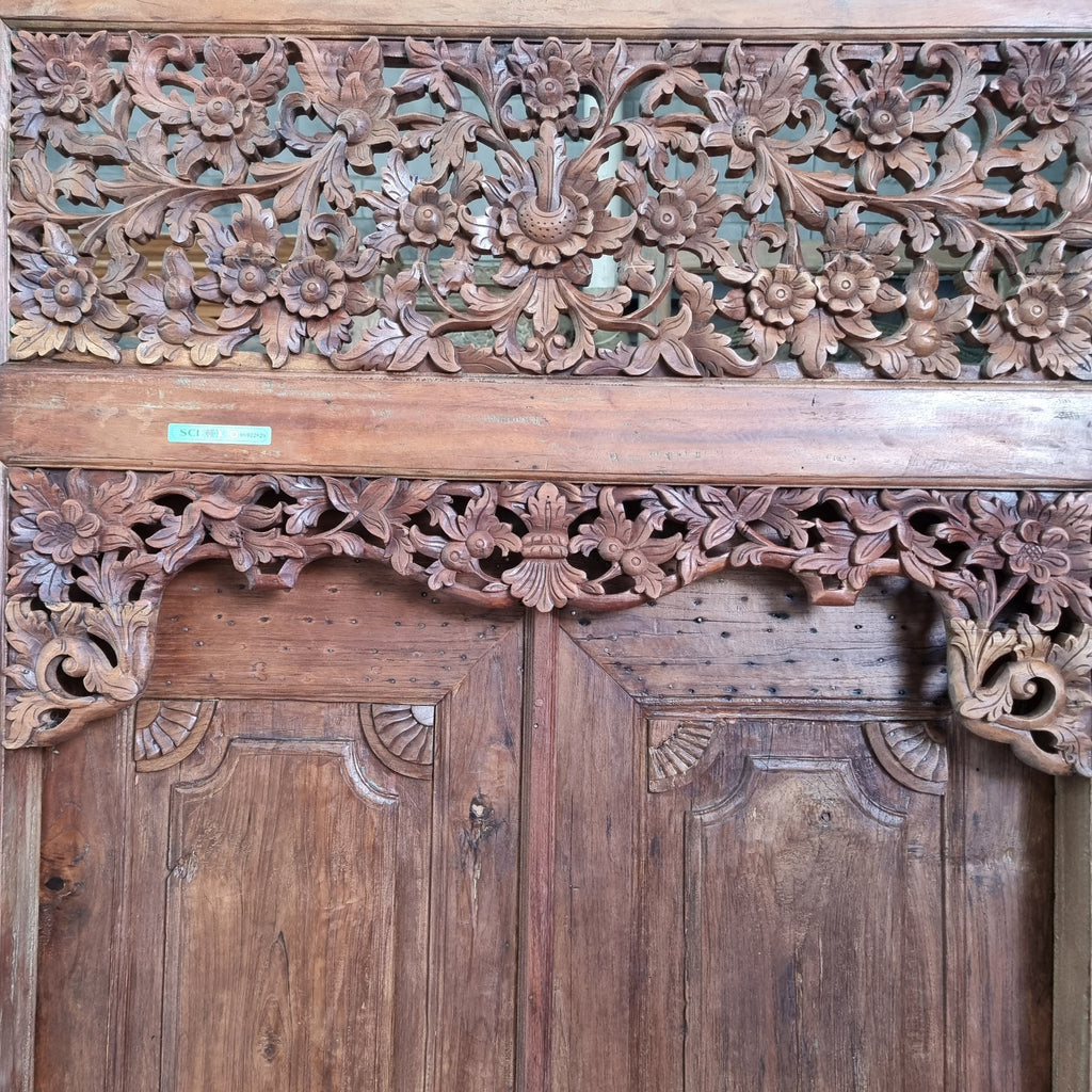 hand carved doors