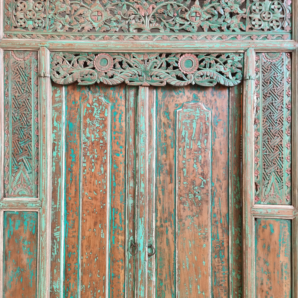 original teak doors