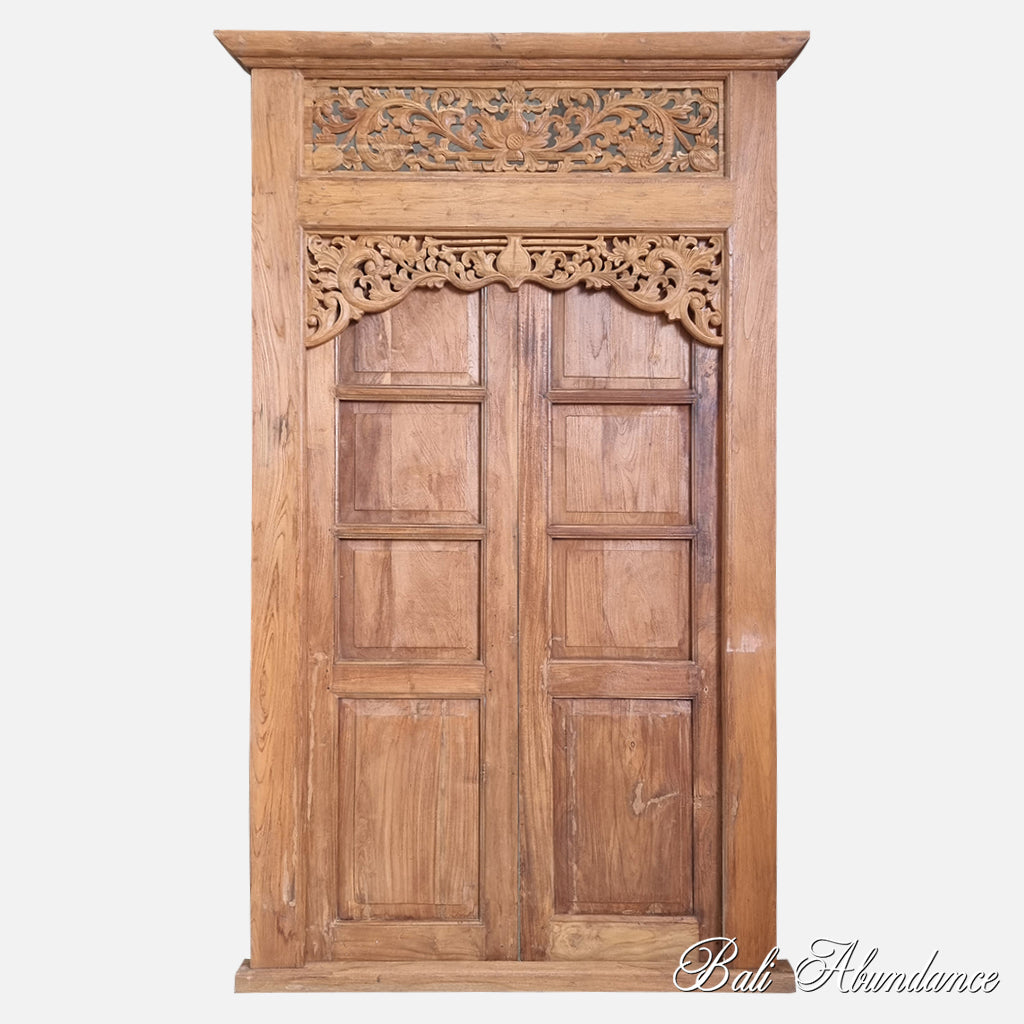 recycled teak door