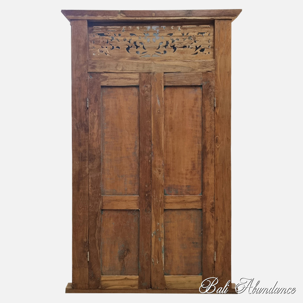 recycled teak doors