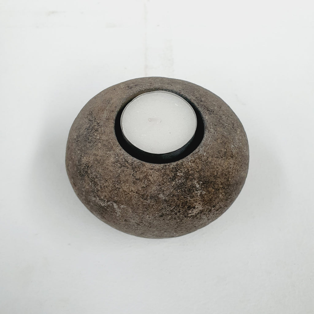 stone tealight holders