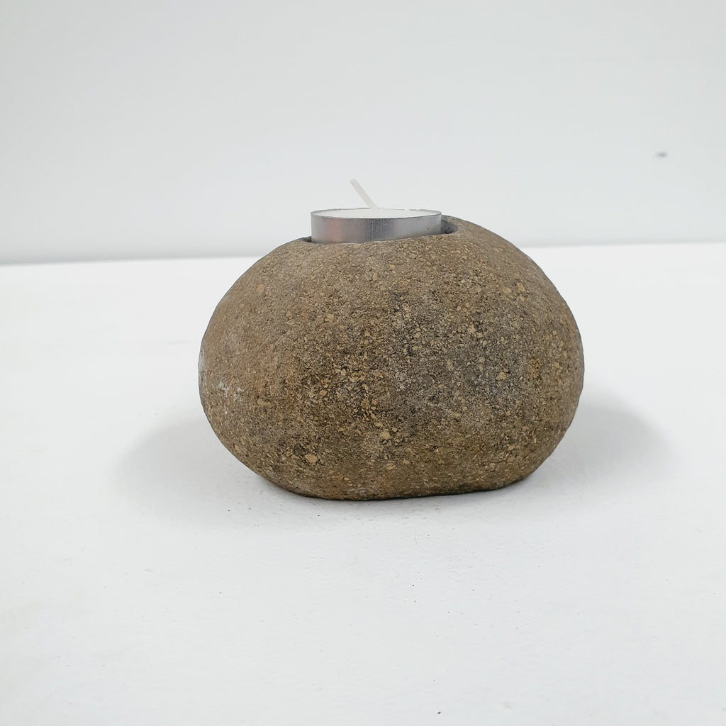 stone tealight holder