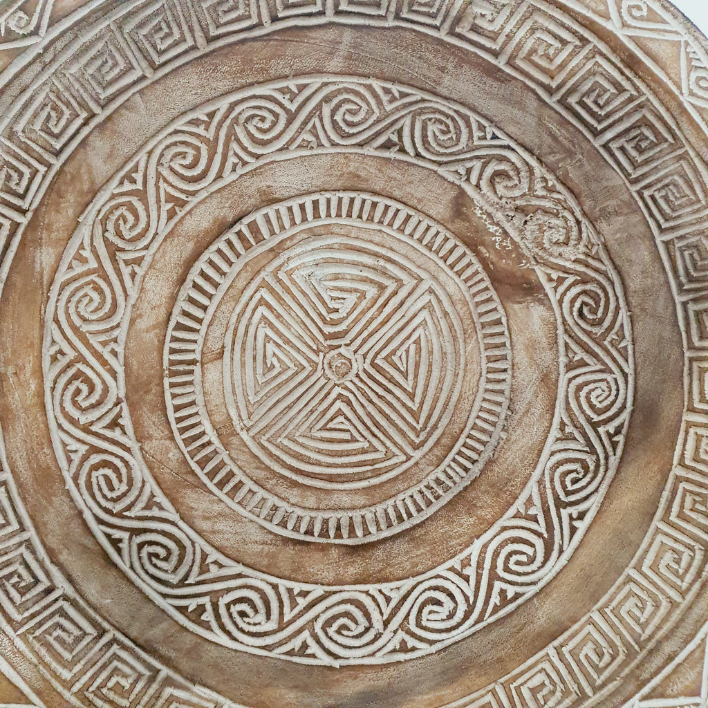 carved plate